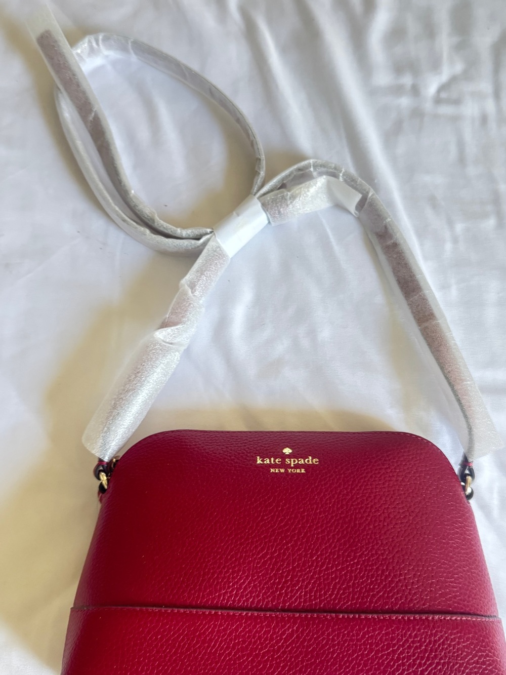 kate spade Crossbody Bag - Deep Berry Red with Gold Hardware